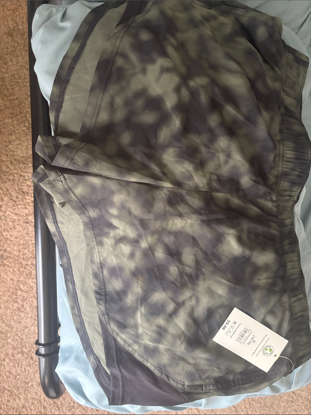 Athletic Works Women’s  Olive Camo Athletic Shorts